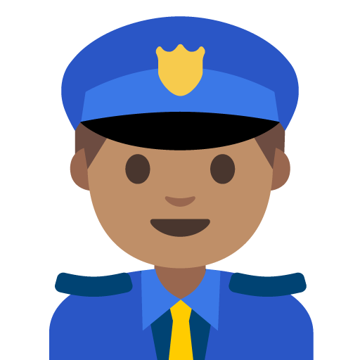 Police Officer: Medium Skin Tone, the design in this release