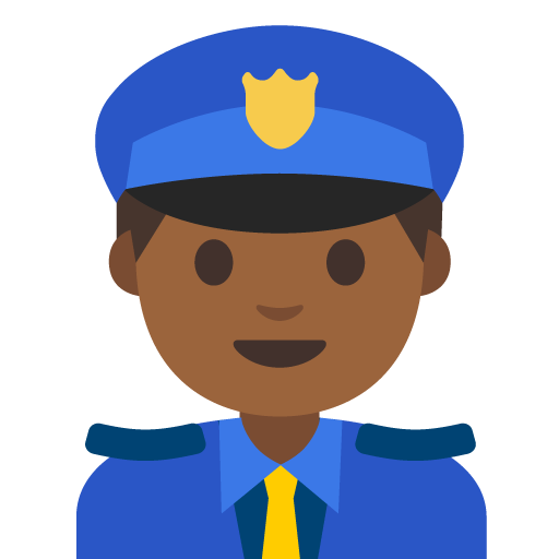 Police Officer: Medium-Dark Skin Tone, the design in this release