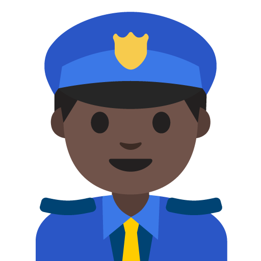 Police Officer: Dark Skin Tone, the design in this release