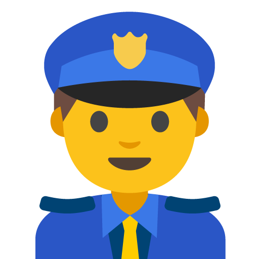Man Police Officer, the previous design
