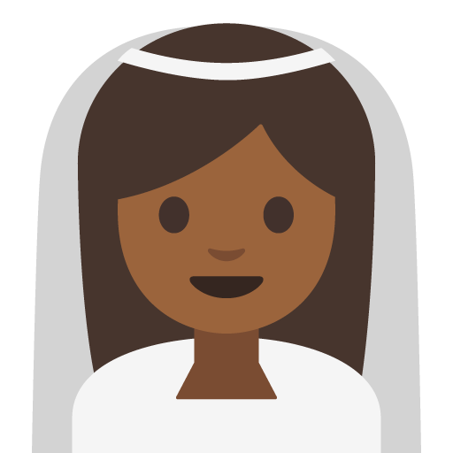Person with Veil: Medium-Dark Skin Tone, the previous design