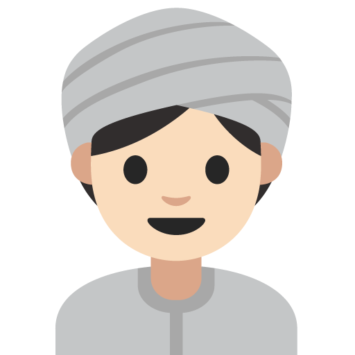Woman Wearing Turban: Light Skin Tone, the previous design