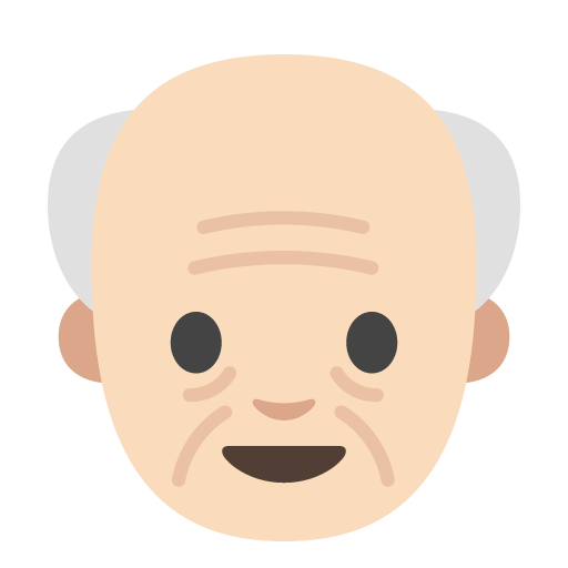 Old Man: Light Skin Tone, the previous design
