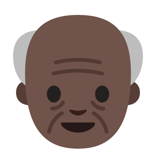 Old Man: Dark Skin Tone, the previous design