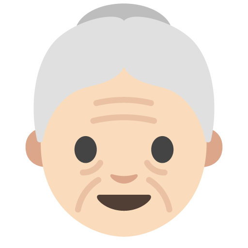 Old Woman: Light Skin Tone, the previous design