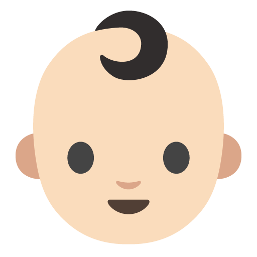 Baby: Light Skin Tone, the previous design
