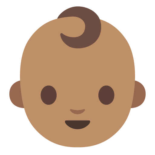 Baby: Medium Skin Tone, the previous design