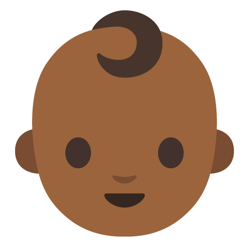 Baby: Medium-Dark Skin Tone, the previous design