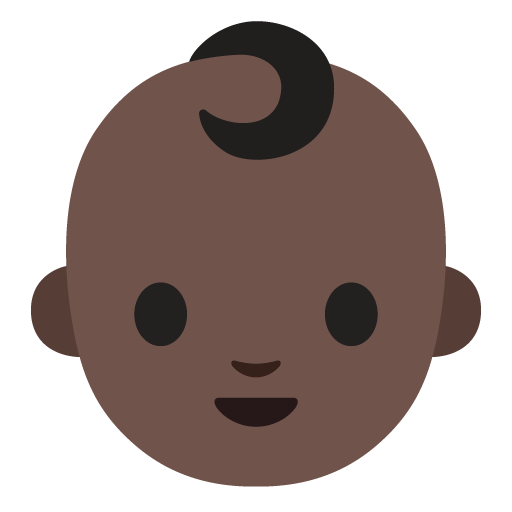 Baby: Dark Skin Tone, the previous design