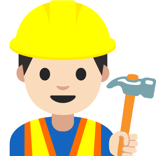 Construction Worker: Light Skin Tone, the design in this release