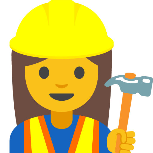 Woman Construction Worker, the previous design