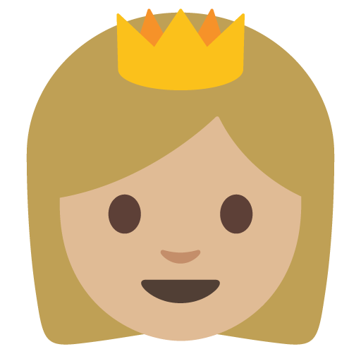 Princess: Medium-Light Skin Tone, the previous design