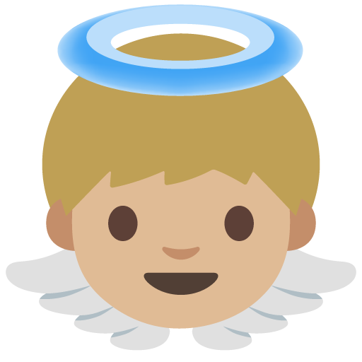 Baby Angel: Medium-Light Skin Tone, the previous design