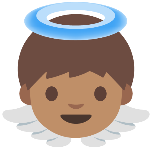 Baby Angel: Medium Skin Tone, the previous design