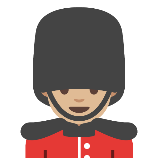 Guard: Medium-Light Skin Tone, the design in this release