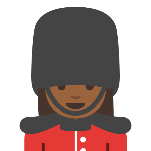 Woman Guard: Medium-Dark Skin Tone, the previous design