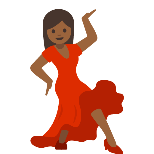 Woman Dancing: Medium-Dark Skin Tone, the previous design