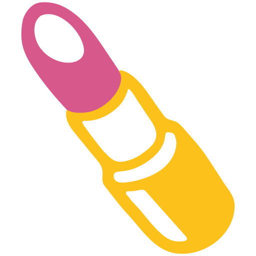 Lipstick as drawn by Google in Android 7.1