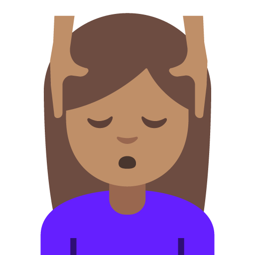 Person Getting Massage: Medium Skin Tone, the previous design