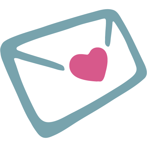 Love Letter as drawn by Google in Android 7.1