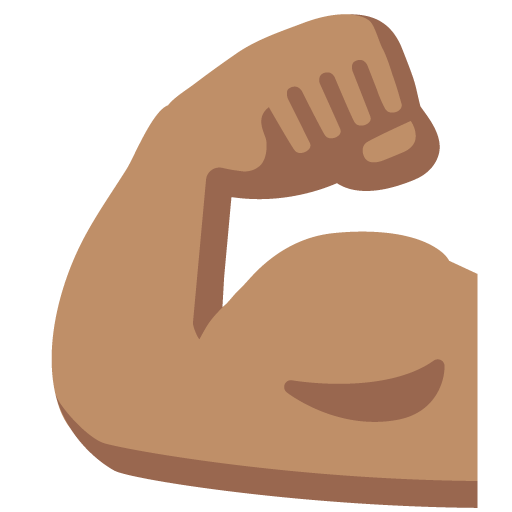 Flexed Biceps: Medium Skin Tone, the previous design