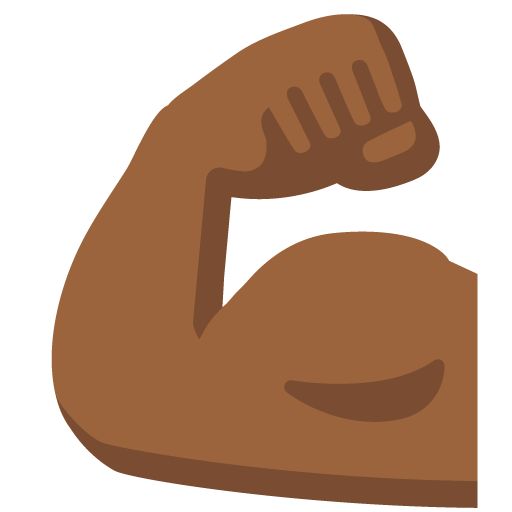 Flexed Biceps: Medium-Dark Skin Tone, the previous design