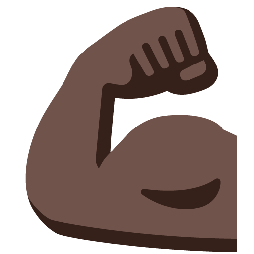 Flexed Biceps: Dark Skin Tone, the previous design