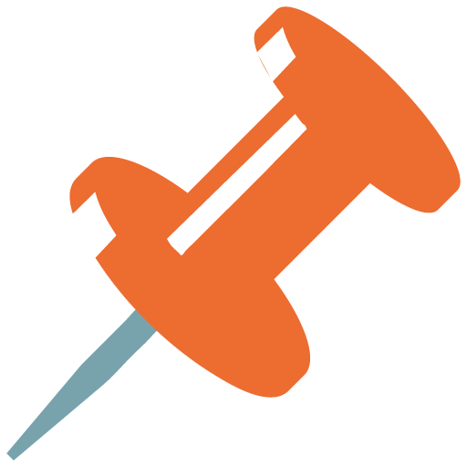 Pushpin as drawn by Google in Android 7.1
