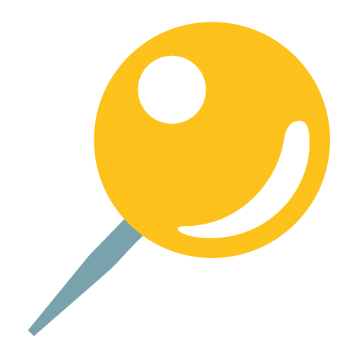 Puntina Arrotondata as drawn by Google in Android 7.1