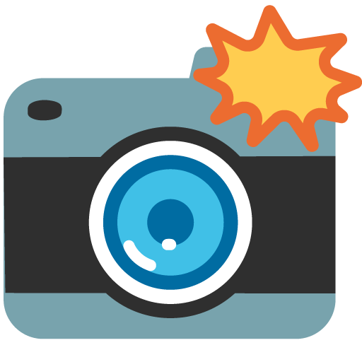 Camera with Flash as drawn by Google in Android 7.1