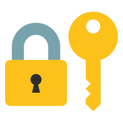 Locked with Key as drawn by Google in Android 7.1