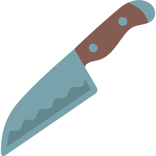 سكين طهي as drawn by Google in Android 7.1