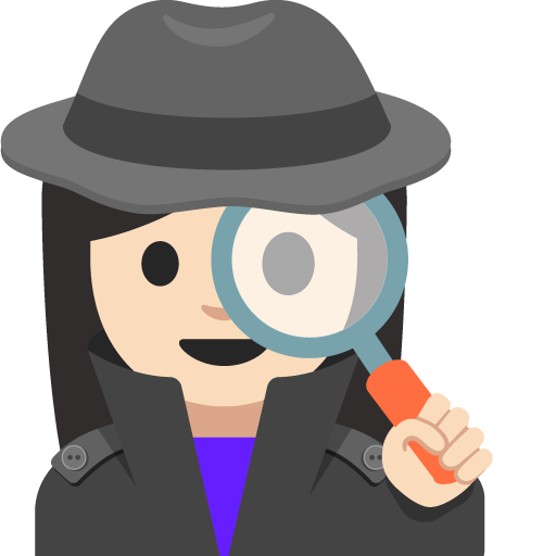 Woman Detective: Light Skin Tone, the previous design