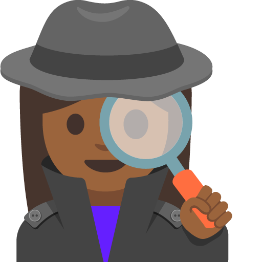 Woman Detective: Medium-Dark Skin Tone, the previous design