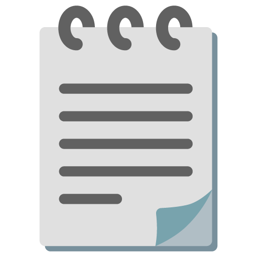 Spiral Notepad as drawn by Google in Android 7.1
