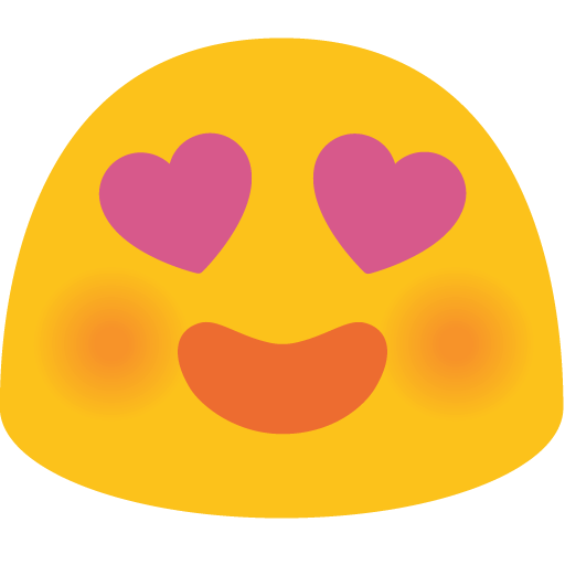 Smiling Face with Heart-Eyes, the previous design