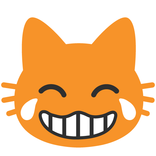 Cat with Tears of Joy, the previous design