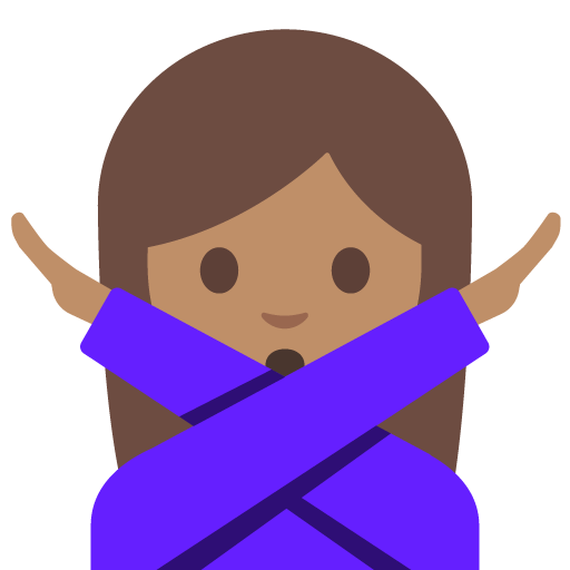 Person Gesturing NO: Medium Skin Tone, the previous design