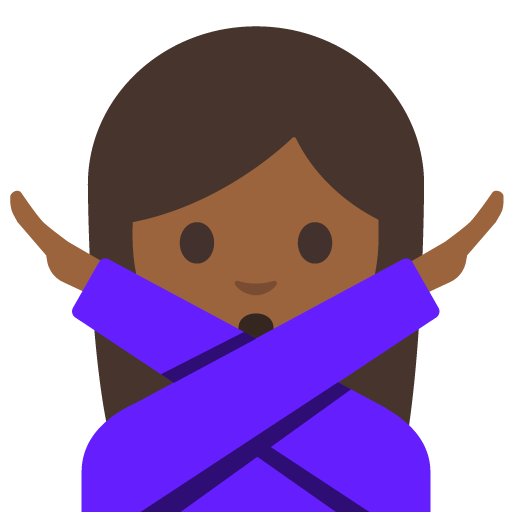 Person Gesturing NO: Medium-Dark Skin Tone, the previous design