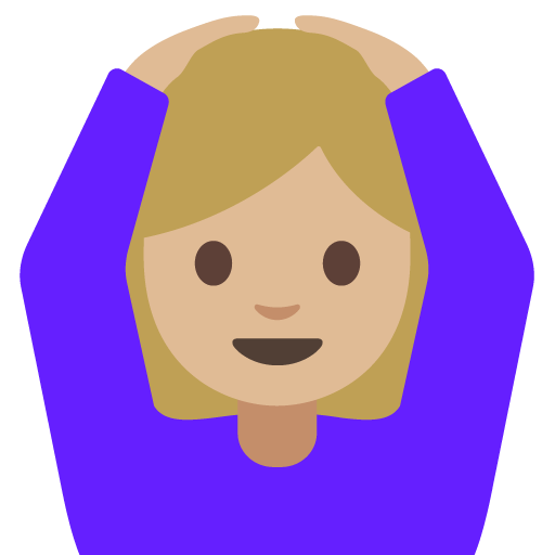 Person Gesturing OK: Medium-Light Skin Tone, the previous design