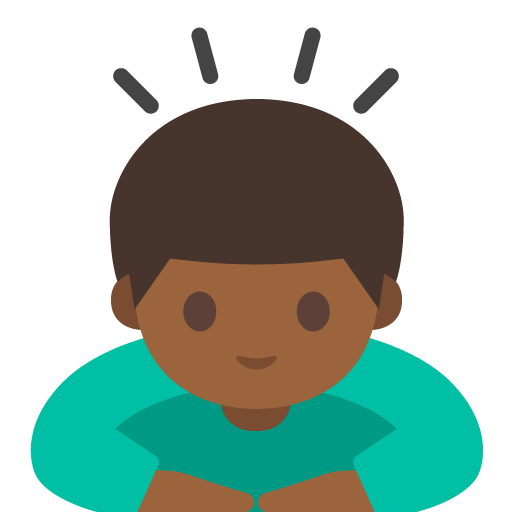 Person Bowing: Medium-Dark Skin Tone, the previous design