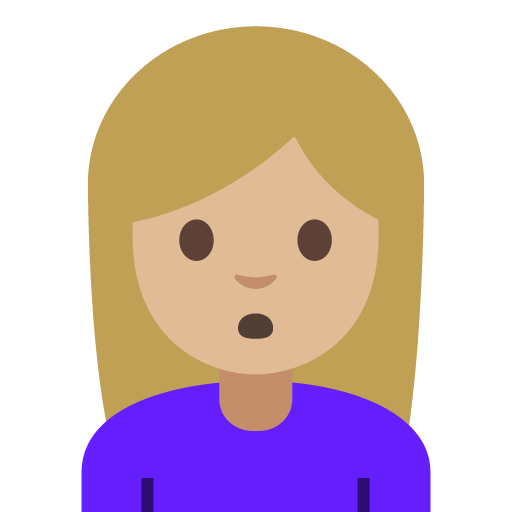 Person Pouting: Medium-Light Skin Tone, the previous design