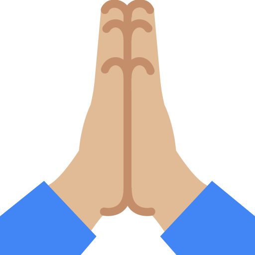 Folded Hands: Medium-Light Skin Tone, the previous design