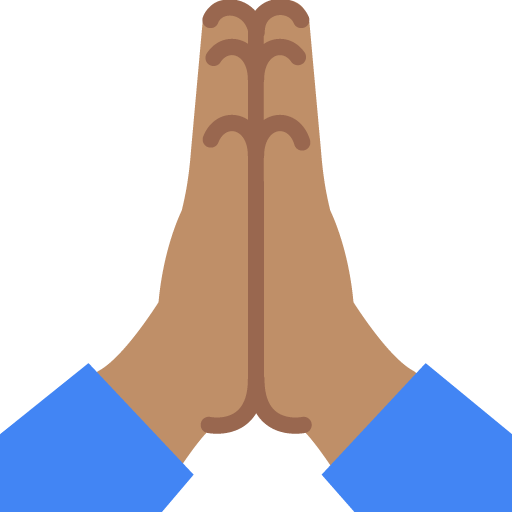 Folded Hands: Medium Skin Tone, the previous design