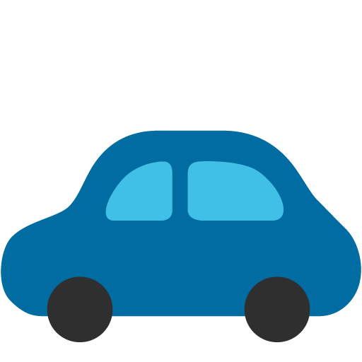 Automobile as drawn by Google in Android 7.1