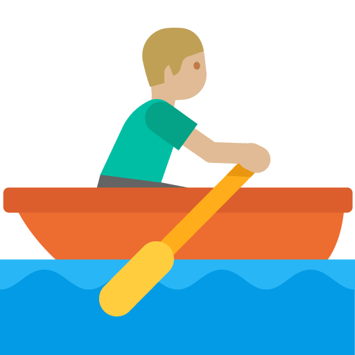 Man Rowing Boat: Medium-Light Skin Tone, the previous design