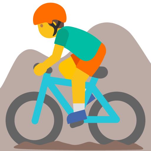 Man Mountain Biking, the previous design