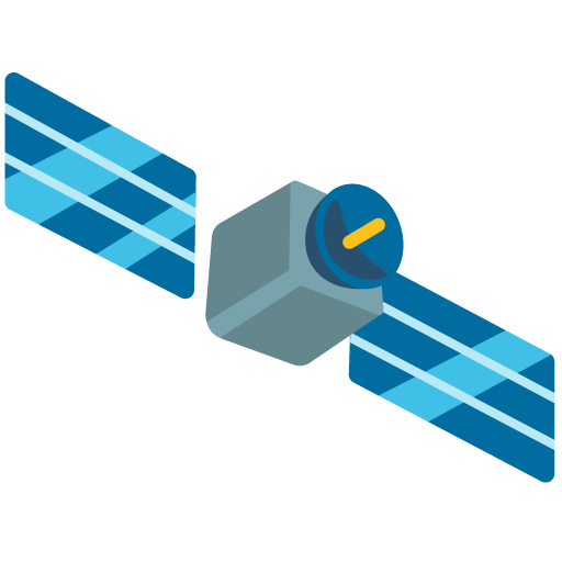 Satellite as drawn by Google in Android 7.1