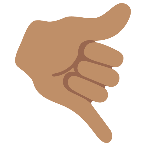 Call Me Hand: Medium Skin Tone, the previous design