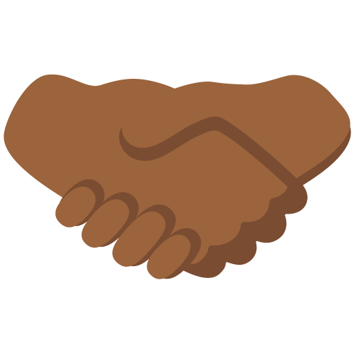 Handshake: Medium-Dark Skin Tone, the design in this release